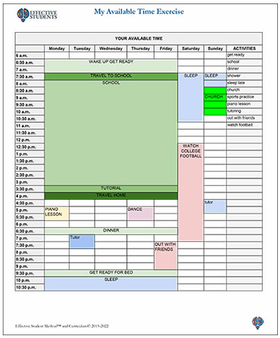 Time Management Worksheet